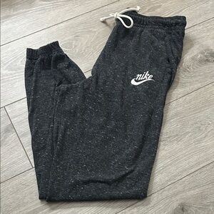 Nike Women’s Charcoal Joggers with White Logo